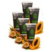 Набор из 5 съедобных лубрикантов JUJU со вкусом тропических фруктов - JuJu - купить с доставкой в Якутске