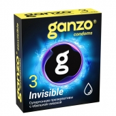 Супертонкие презервативы Ganzo Invisible - 3 шт. - Ganzo - купить с доставкой в Якутске