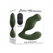 Вибромассажер простаты The Sergeant цвета хаки - Zero Tolerance - в Якутске купить с доставкой