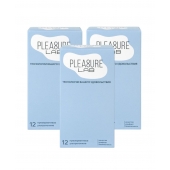 Набор из 3 упаковок ультратонких презервативов Pleasure Lab (по 12 шт.) - Pleasure Lab - купить с доставкой в Якутске Набор из 3 упаковок ультратонких презервативов Pleasure Lab (по 12 шт.) - Pleasure Lab - купить с доставкой в Якутске
