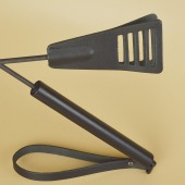 Черный кожаный стек «Сириус» - 60 см. - Sitabella - купить с доставкой в Якутске