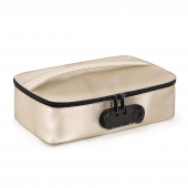 Золотистая сумочка для хранения игрушек Discreet Box - Dorcel - купить с доставкой в Якутске