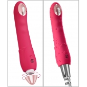 Малиновая насадка на душ с вибрацией Showers to orgasm - 20,1 см. - Orion - купить с доставкой в Якутске