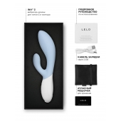 Нежно-голубой вибратор-кролик Lelo Ina 3 - 20 см. - Lelo купить в Якутске с доставкой в Orgasmix.ru Нежно-голубой вибратор-кролик Lelo Ina 3 - 20 см. - Lelo