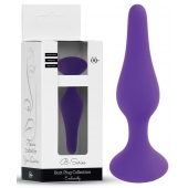 Фиолетовая анальная втулка Silcone Purple Plug Medium - 11 см. - Boys of Toys в Якутске Фиолетовая анальная втулка Silcone Purple Plug Medium - 11 см. - Boys of Toys