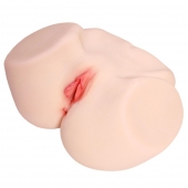 Мастурбатор-полуторс с двойным слоем материала и вибрацией Jenny Onahole Real Vagina - KOKOS - в Якутске купить с доставкой Мастурбатор-полуторс с двойным слоем материала и вибрацией Jenny Onahole Real Vagina - KOKOS - в Якутске купить с доставкой