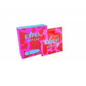 Презервативы с разогревающим эффектом Expert Hot Love - 3 шт. - Expert - купить с доставкой в Якутске
