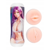 Двусторонний мастурбатор аниме - ротик и вагина - Tokyo Style - в Якутске купить с доставкой
