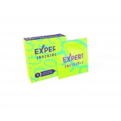 Ультратонкие презервативы Expert Invisible - 3 шт. - Expert - купить с доставкой в Якутске