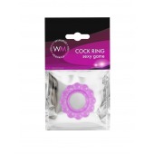 Лиловое эрекционное кольцо с 2 рядами стимулирующих шариков - Erowoman-Eroman - в Якутске купить с доставкой