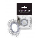 Круглое эрекционное кольцо с «ресничками» - Sextaz - в Якутске купить с доставкой