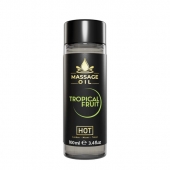 Массажное масло c ароматом тропических фруктов Massage Oil - 100 мл. - HOT - купить с доставкой в Якутске