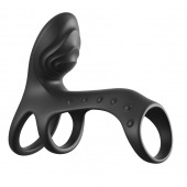 Черная насадка на пенис Ultimate Couples Cage Pro - Pipedream - в Якутске купить с доставкой