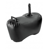 Черное надувное кресло с платформой для фиксации дилдо Body Dock Inflatable Love Seat - Pipedream - купить с доставкой в Якутске