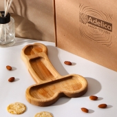 Деревянное блюдо для подачи в форме члена (25 х 16,5 х 1,7 см) - Сима-Ленд - купить с доставкой в Якутске