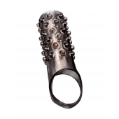 Дымчатая насадка на пенис с выпуклостями - 12 см. - Sex Expert - в Якутске купить с доставкой