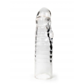 Прозрачная закрытая насадка на член - 15 см. - Sex Expert - в Якутске купить с доставкой