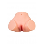 Телесный реалистичный мастурбатор-полуторс с 2 любовными входами - No Name - в Якутске купить с доставкой