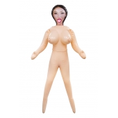 Телесная надувная секс-кукла с пышным бюстом - NMC - в Якутске купить с доставкой
