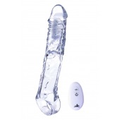 Прозрачная насадка-удлинитель Length Enhancer With Bullet с подхватом - 22,3 см. - NMC - в Якутске купить с доставкой