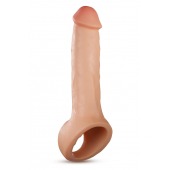 Телесная насадка-удлинитель Thrive 8.75 Inch Realistic Penis Extender Sleeve - 22,2 см. - Blush Novelties - в Якутске купить с доставкой