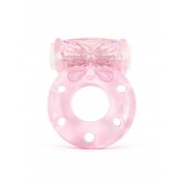 Розовое эрекционное виброкольцо с бабочкой - 1137 - в Якутске купить с доставкой