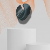 Серый сквозной мастурбатор с вибрацией Manwan Starter - Manwan - в Якутске купить с доставкой