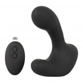 Черная анальная вибропробка с функцией расширения RC Butt Plug with 3 functions - Orion - в Якутске купить с доставкой
