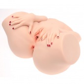 Телесный мастурбатор-полуторс Barbie - Naked Factory - в Якутске купить с доставкой