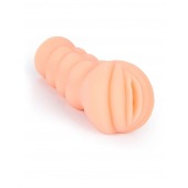 Телесный мастурбатор-вагина с эрекционными кольцами в комплекте - Sexy Girl - в Якутске купить с доставкой