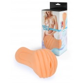 Эластичный мастурбатор в виде вагины телесного цвета - Sexy Girl - в Якутске купить с доставкой