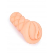 Телесный мастурбатор-вагина с вибропулей и эрекционными кольцами в комплекте - Sexy Girl - в Якутске купить с доставкой