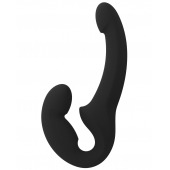 Черный безремневой страпон Share Lite - Fun Factory - купить с доставкой в Якутске