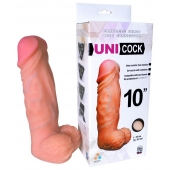 Фаллическая насадка Харнесс UNICOCK 10  - 25 см. - LOVETOY (А-Полимер) - купить с доставкой в Якутске