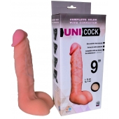 Фаллическая насадка Харнесс UNICOCK 9  - 24 см. - LOVETOY (А-Полимер) - купить с доставкой в Якутске