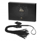 Чёрная плётка Lilly Whip Bijoux - Bijoux Indiscrets - купить с доставкой в Якутске