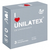 Презервативы с точками Unilatex Dotted - 3 шт. - Unilatex - купить с доставкой в Якутске