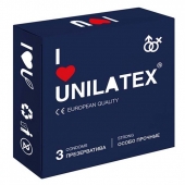 Ультрапрочные презервативы Unilatex Extra Strong - 3 шт. - Unilatex - купить с доставкой в Якутске