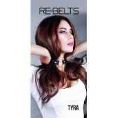 Чёрный кожаный чокер-кляп Tyra Black - Rebelts - купить с доставкой в Якутске