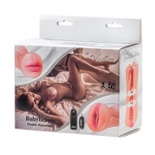 Двусторонний мастурбатор с вибропулей Satisfaction Babylicious - Lola Games - в Якутске купить с доставкой