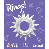 Прозрачное эрекционное кольцо Rings Cristal - Lola Games - в Якутске купить с доставкой