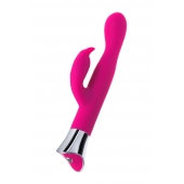 Розовый вибратор с клиторальным стимулятором и гибкой головкой LOLY - 21,6 см. - JOS купить в Якутске с доставкой в Orgasmix.ru Розовый вибратор с клиторальным стимулятором и гибкой головкой LOLY - 21,6 см. - JOS