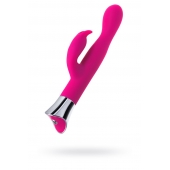 Розовый вибратор с клиторальным стимулятором и гибкой головкой LOLY - 21,6 см. - JOS купить в Якутске с доставкой в Orgasmix.ru Розовый вибратор с клиторальным стимулятором и гибкой головкой LOLY - 21,6 см. - JOS