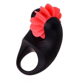 Чёрно-красное эрекционное виброкольцо Erotist - Erotist Adult Toys - в Якутске купить с доставкой