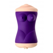 Двухсторонний мастурбатор JOS YARA в фиолетовой колбе - JOS - в Якутске купить с доставкой