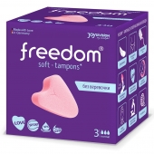 Женские гигиенические тампоны без веревочки FREEDOM normal - 3 шт. - Freedom - купить с доставкой в Якутске