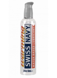Разогревающий лубрикант на водной основе Swiss Navy Warming Lube - 59 мл. - Swiss navy - купить с доставкой в Якутске