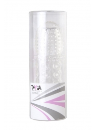 Прозрачная закрытая гелевая насадка - 13,5 см. - Toyfa Basic - в Якутске купить с доставкой