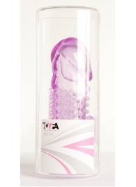 Фиолетовая насадка с коготком и шипами - 13 см. - Toyfa Basic - в Якутске купить с доставкой