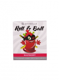 Стимулирующий презерватив-насадка Roll   Ball Raspberry - Sitabella - купить с доставкой в Якутске